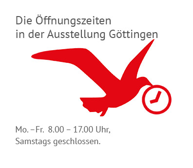 Öffnungszeiten der Ausstellung